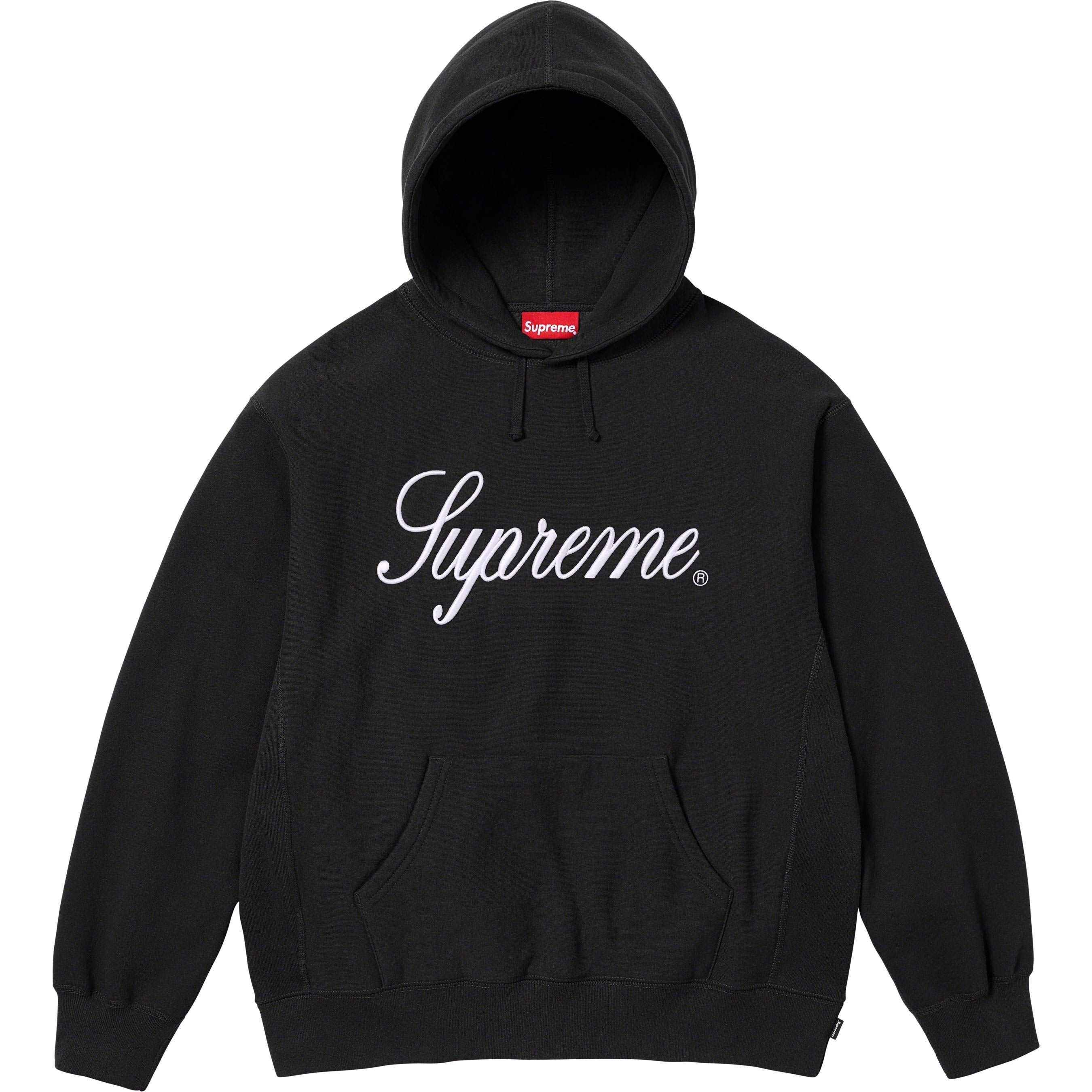Raised Script Hooded Sweatshirt view 4